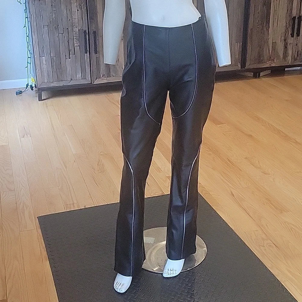 Understated Leather Grand Prix Pants for Free People